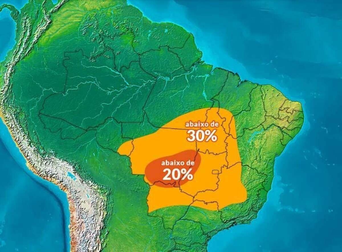 Último dia de junho registra baixa umidade relativa do ar pelo Brasil