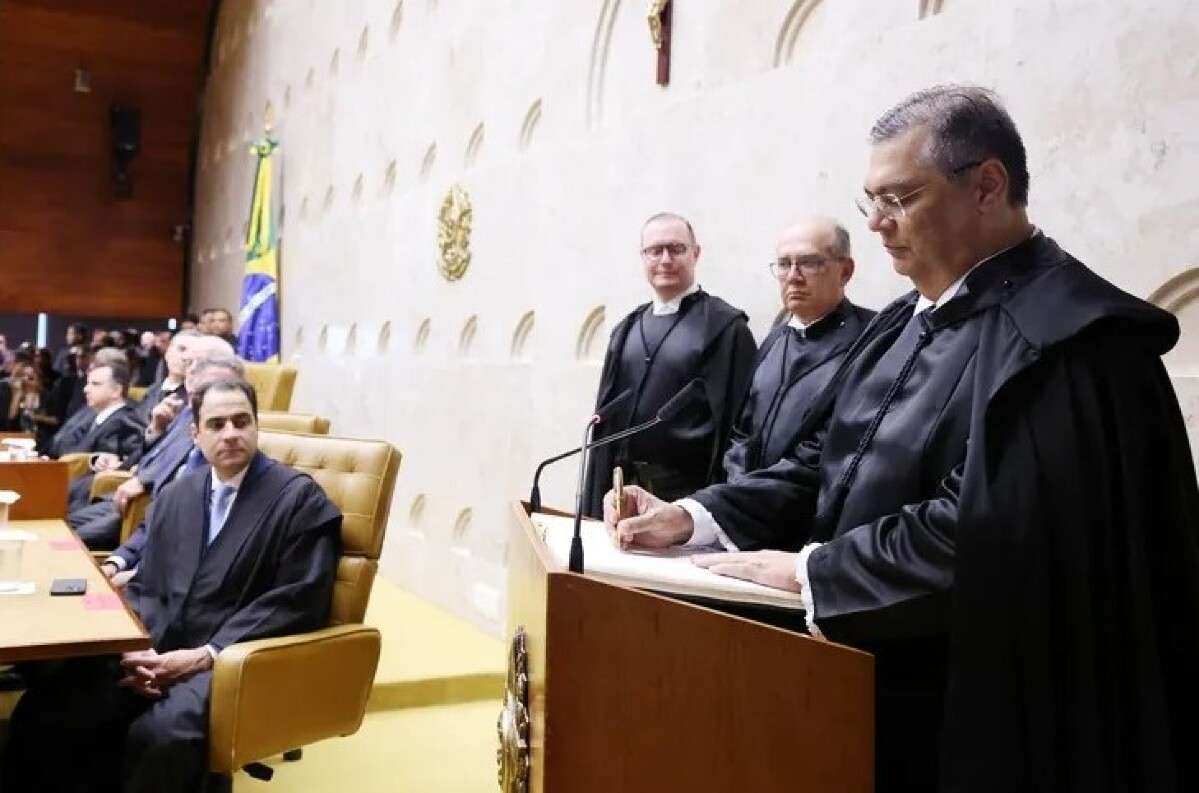 Fl Vio Dino Toma Posse Como Novo Ministro Do Supremo Tribunal Federal