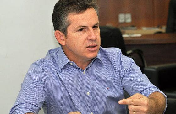 O prefeito Mauro Mendes 