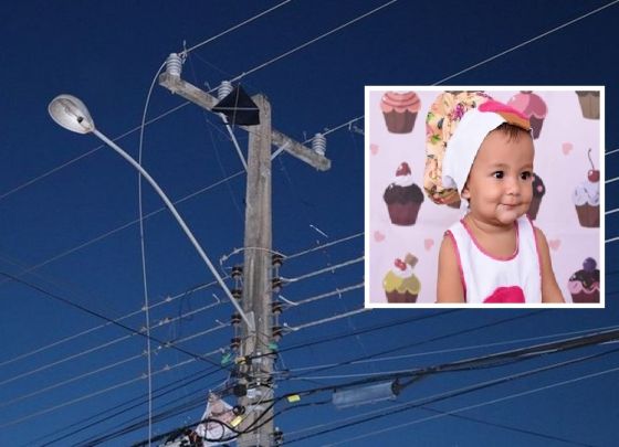 bebe morre eletrocutado 