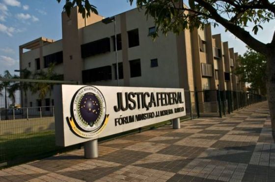 Fachada da Justiça Federal em Cuiabá