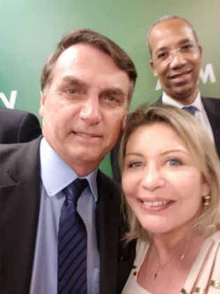 Selma Arruda e Bolsonaro
