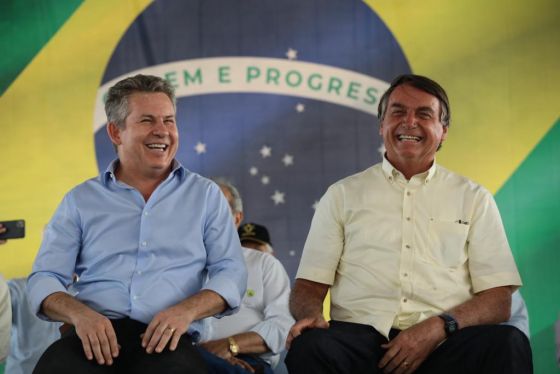 Jair Bolsonaro e mauro mendes sinop