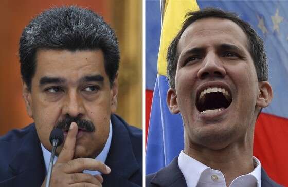 Maduro e Guaidó