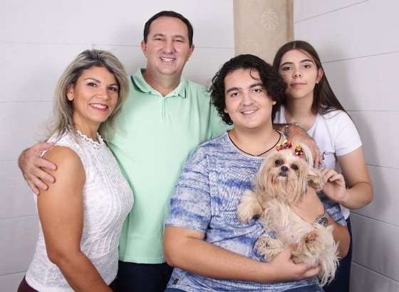 Valdir Barranco e família
