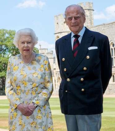 Rainha Elizabeth e Duque Philip