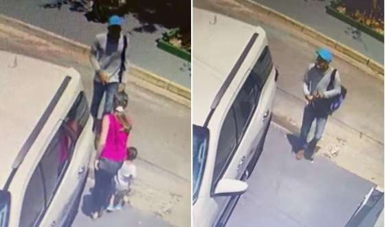 assalto em frente creche mãe e filho