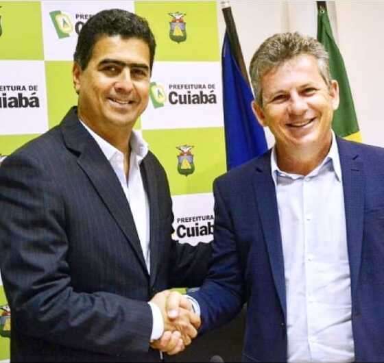Emanuel Pinheiro e Mauro Mendes
