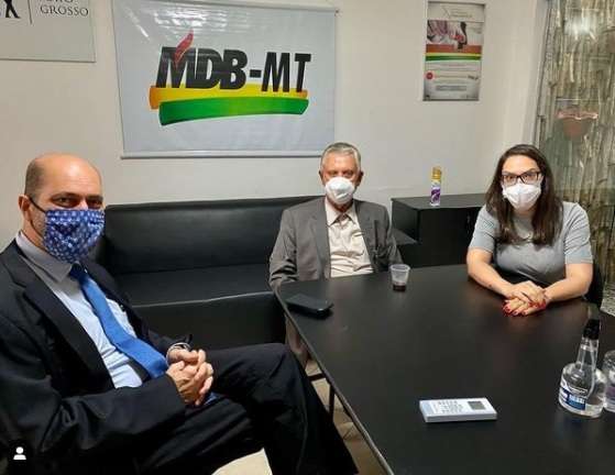 francisco faiad, josé lacerda, janaína riva, mdb