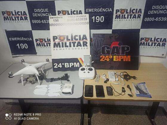 Drone apreendido