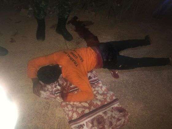 Criminoso baleado tentativa de roubo