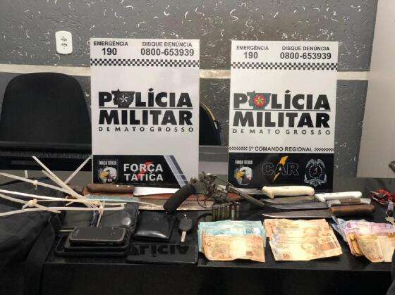 Bandidos presos