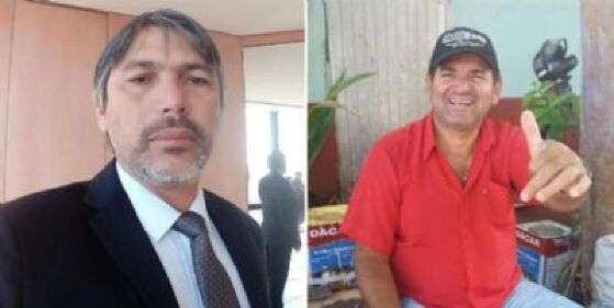 Os vereadores Geancarlos e Divino Dez Anos
