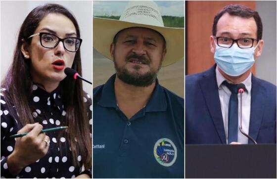 Janaina Riva, Gilberto Cattani, Lúdio Cabral