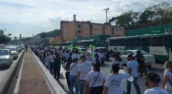 manifestação enfermeiros