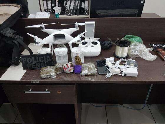 Drone apreendido na Mata Grande
