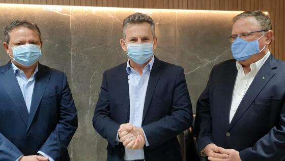 blairo maggi e mauro mendes reuniao amaggi