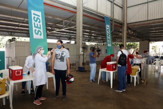 vacinação senai distrito industrial 