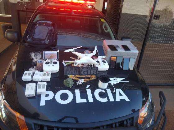 Drone apreendido na Mata Grande