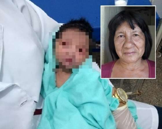Bebê indígena enterrada viva