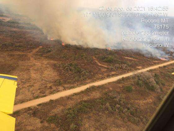 fogo no pantanal