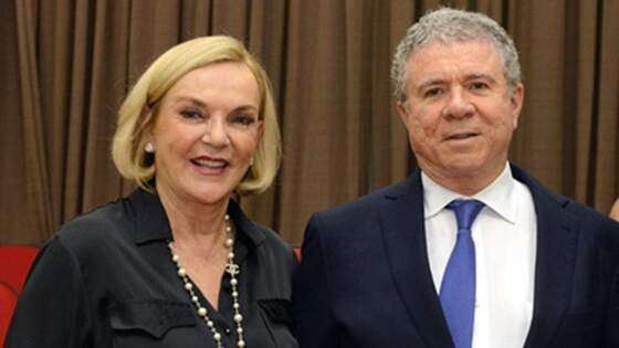Celso Silveira de Mello e esposa Maria Luiza 