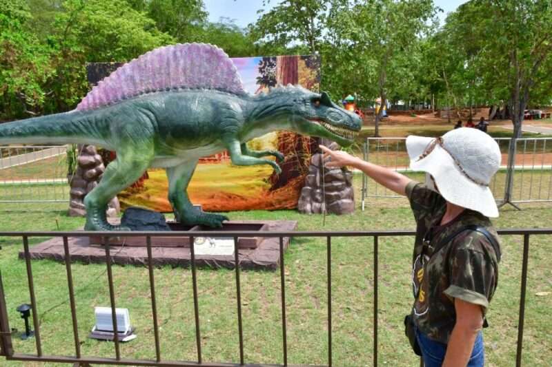 Cáceres (MT) recebe exposição Parque dos Dinossauros com entrada gratuita, Mato Grosso