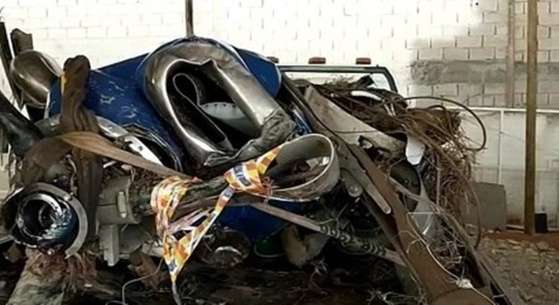 destroços avião Marília Mendonça 