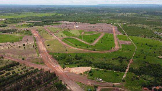 Terreno onde será construído o Parque Novo Mato Grosso