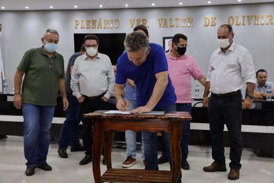 Governador Mauro Mendes cumpriu agenda na região Oeste nesta sexta-feira (03)