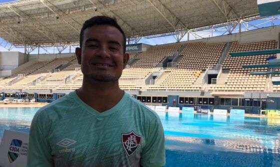Ian Matos, atleta da equipe brasileira de saltos ornamentais nos Jogos Olímpicos do Rio de Janeiro em 2016