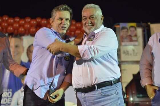 Governador Mauro Mendes e Percival Muniz, ex-prefeito de Rondonópolis