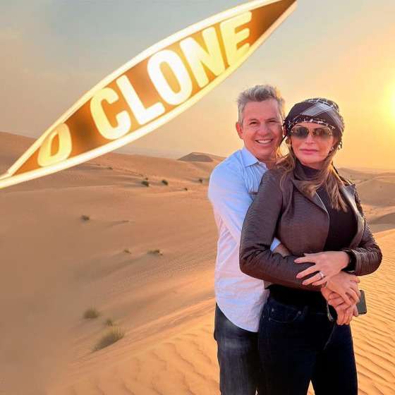 Mauro Mendes e Virginia 
