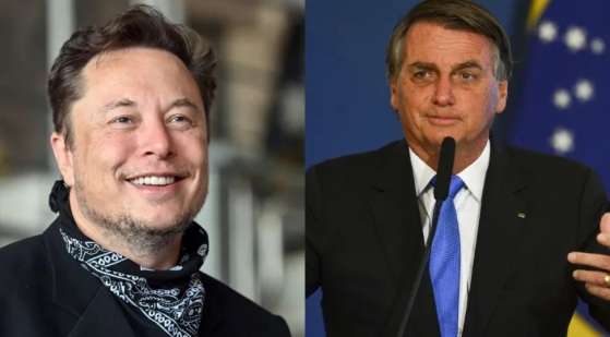 Musk e Bolsonaro 