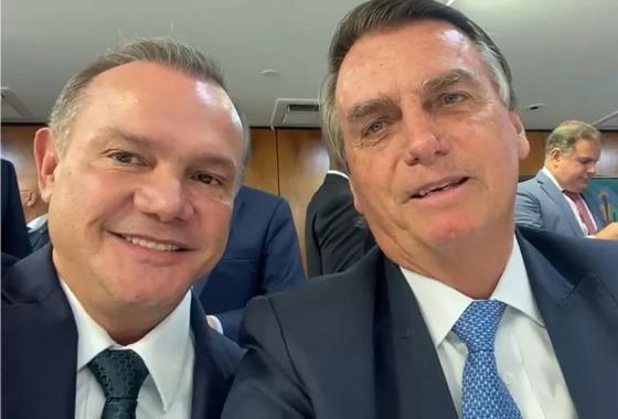 Fagundes e Bolsonaro 