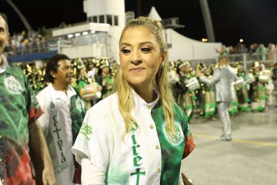 Leila Pereira, presidente do Palmeiras —