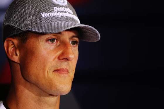 Michael Schumacher, no GP da Bélgica de 2010.