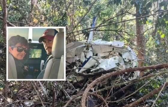 Garon Maia Filho e Francisco Veronezzi Maia morreram vítimas de um acidente aéreo na divisa de RO e MT.
