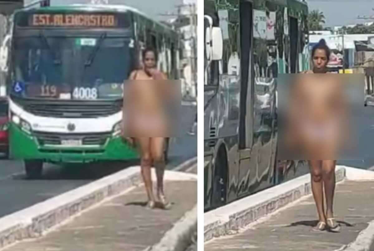 Vídeo: Mulher é flagrada andando pelada no Centro de Cuiabá | Única News -  Notícias e Fatos com Credibilidade