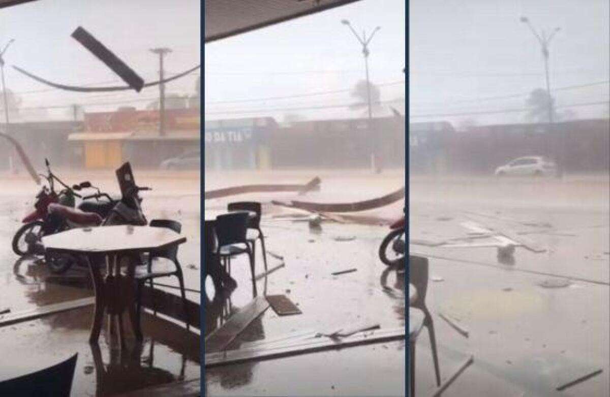 Temporal causa alagamentos em Colniza