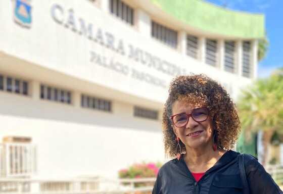A vereadora por Cuiabá, Edna Sampaio.
