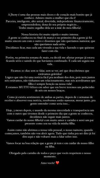 ANÚNCIO DO TÉRMINO