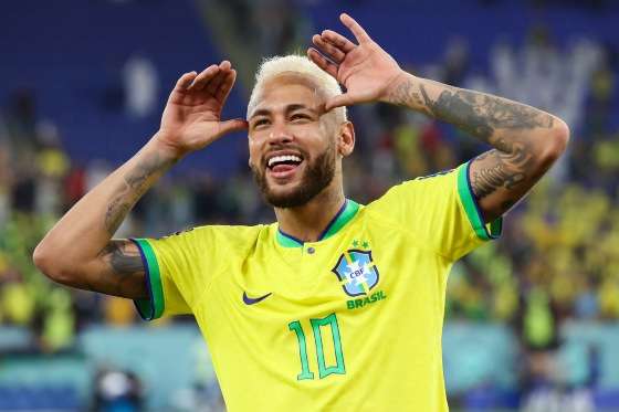 O atacante Neymar Jr.