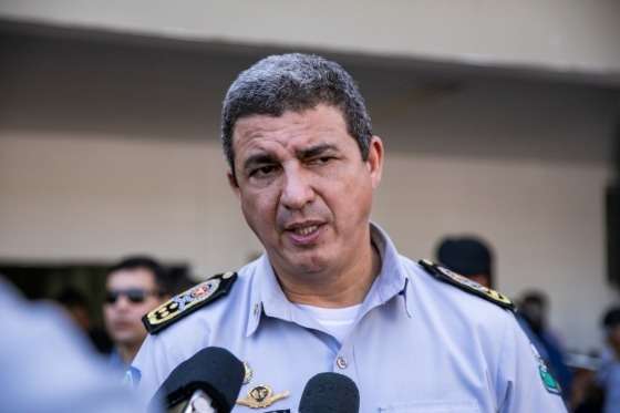 O coronel Alexandre Mendes, comandante-geral da Polícia Militar de Mato Grosso (PMMT).