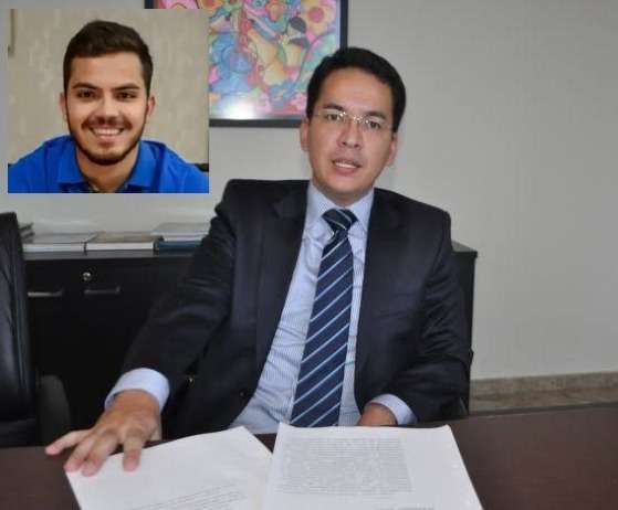 O advogado Hélio Nishiyama e o empresário Luís Antonio Mendes (no detalhe).
