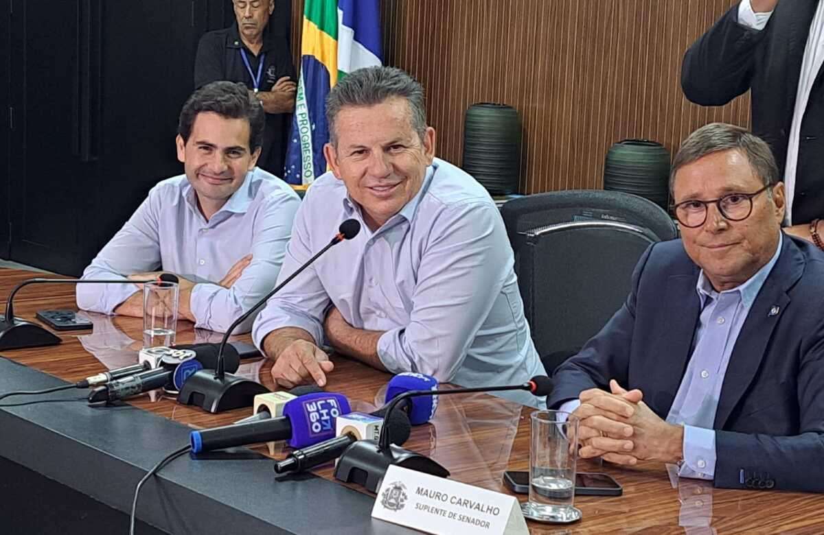 Fábio Garcia, Mauro Mendes e Mauro Carvalho