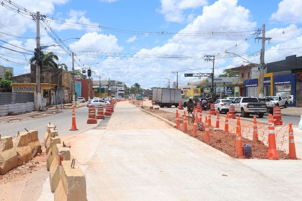 Obras do BRT em Várzea Grande