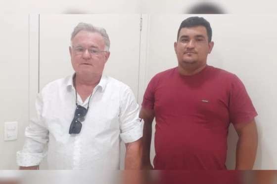 O empresário Eraí Maggi e o filho, Renato Scheffer.
