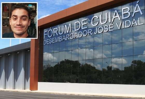No detalhe, o advogado Nauder Júnior Alves Andrade.