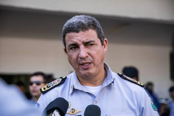 O comandante geral da Polícia Militar de MT, coronel Alexandre Mendes.